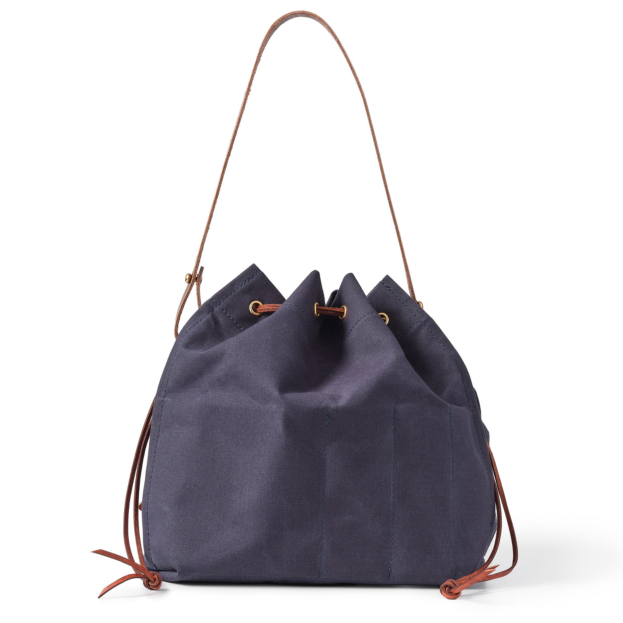 Hide and Hammer Deco bag Indigo Front Short Strap