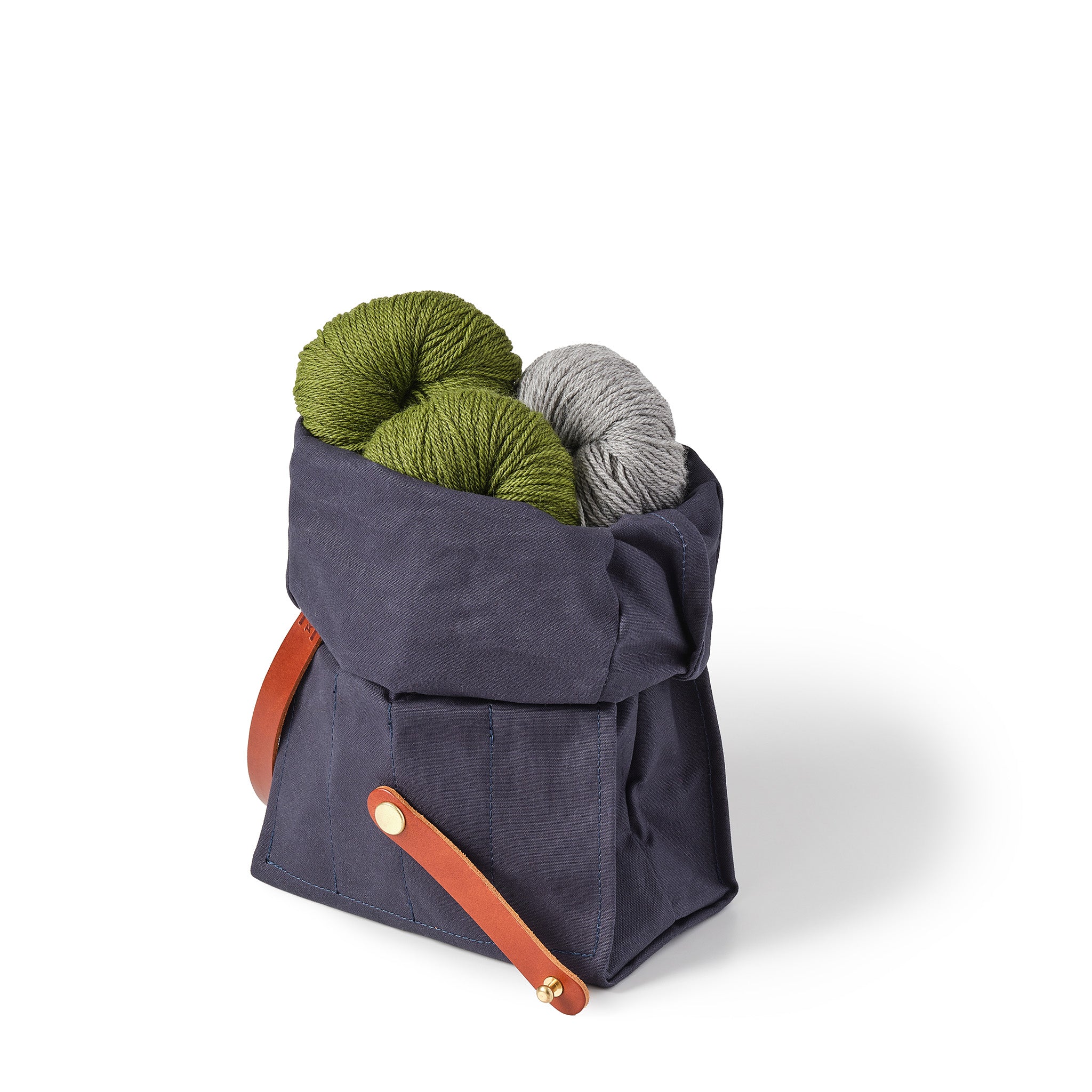 Hide and Hammer Indigo roll top small