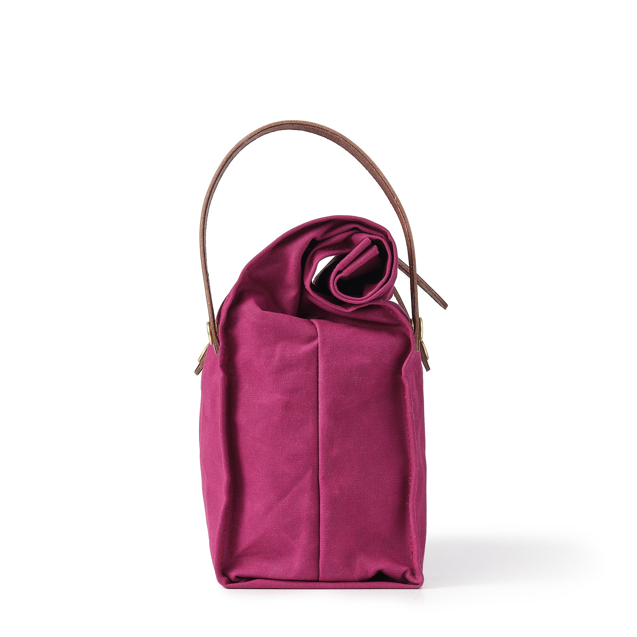 Hide and Hammer Mulberry iconic roll top side