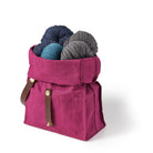 Hide and Hammer Mulberry iconic roll top yarn