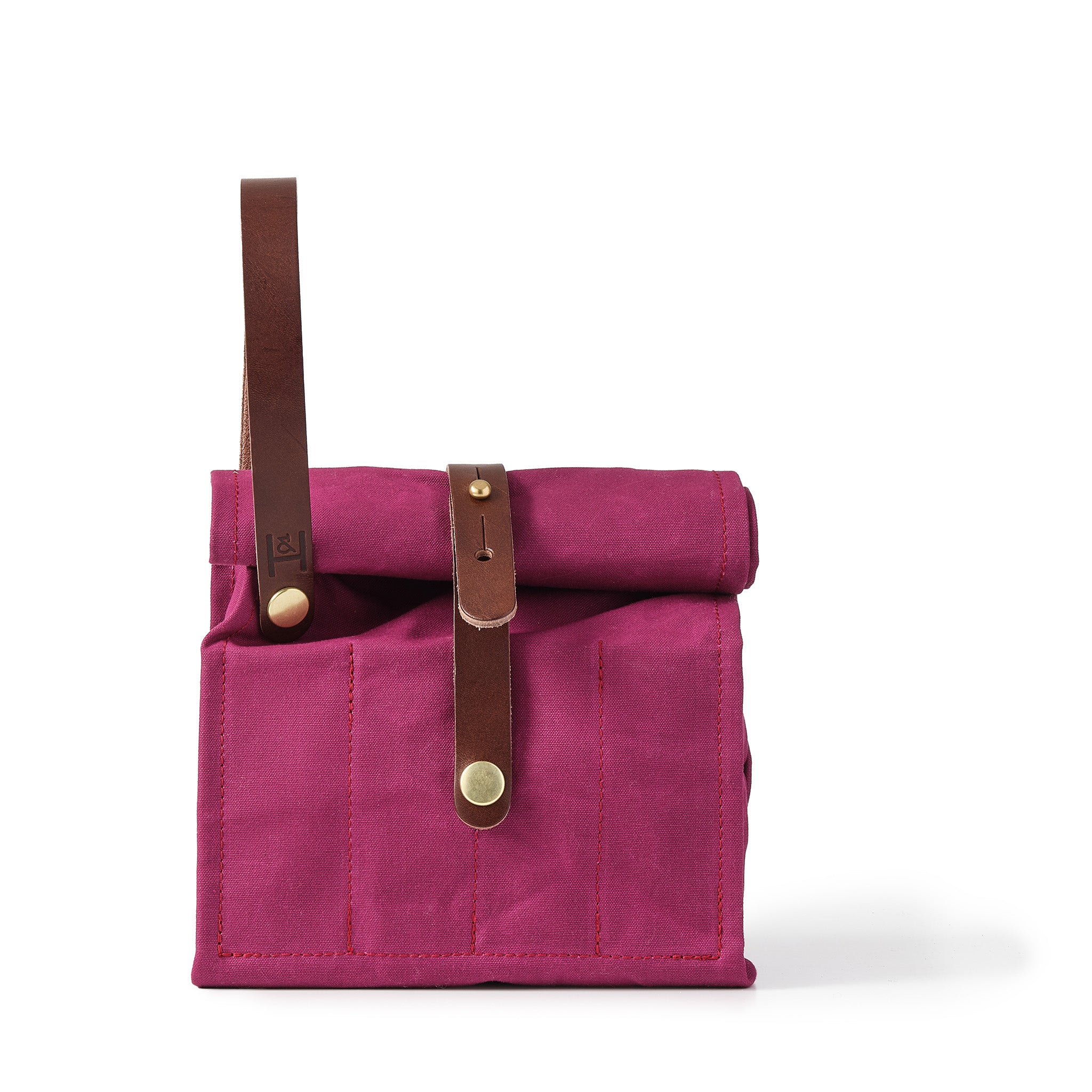Hide and Hammer Mulberry small roll top front