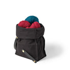 Hide and Hammer black small roll top yarn