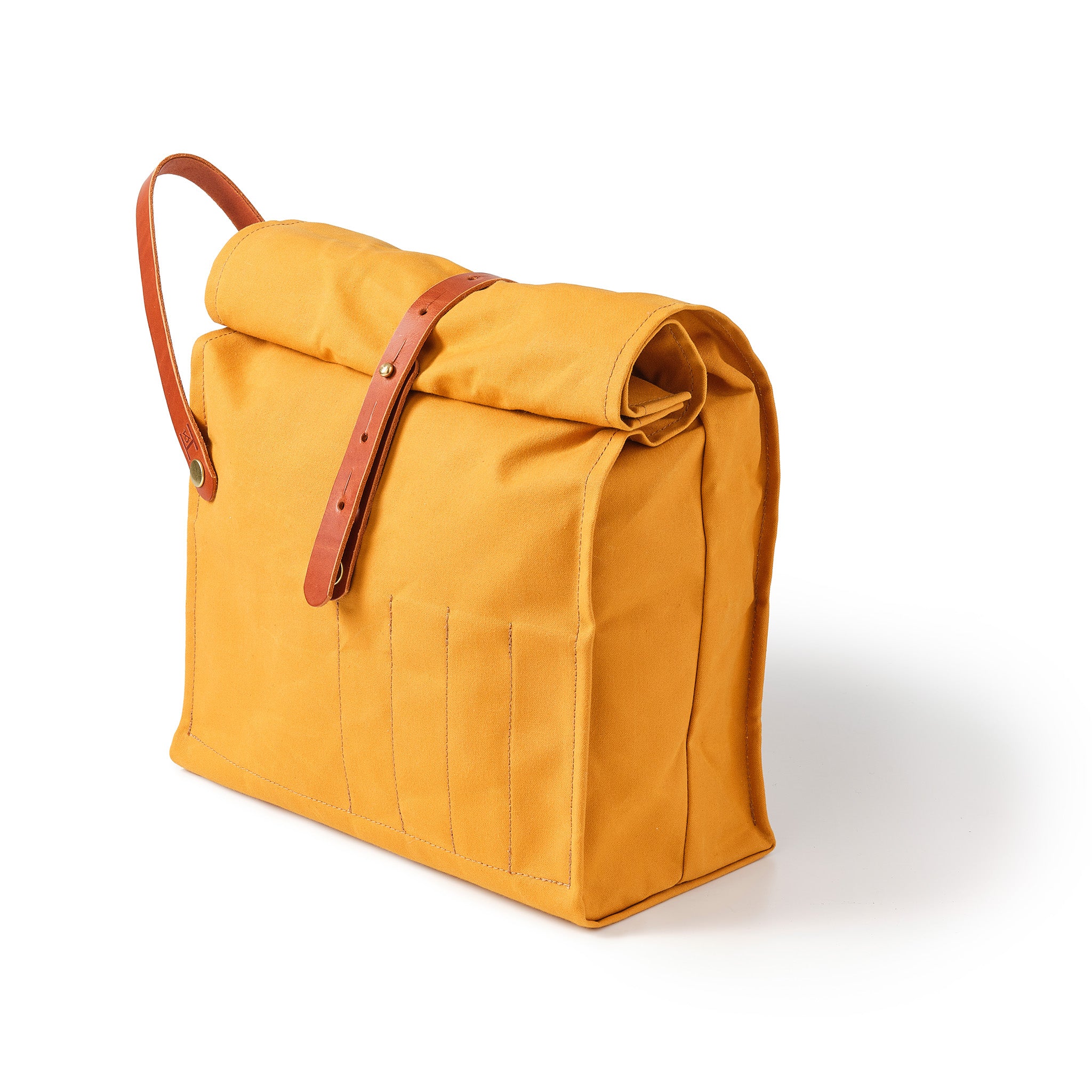 Hide and Hammer Honey XL roll top front angle