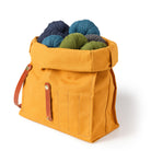Hide and Hammer Honey XL roll top with yarn
