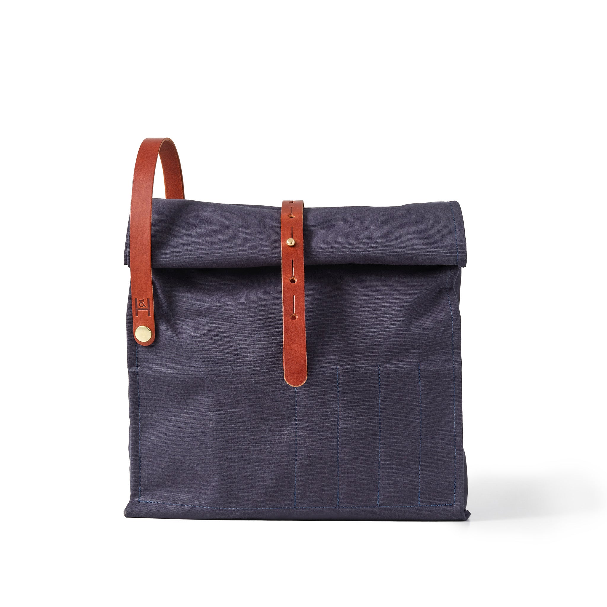 Hide and Hammer Indigo XL roll top front