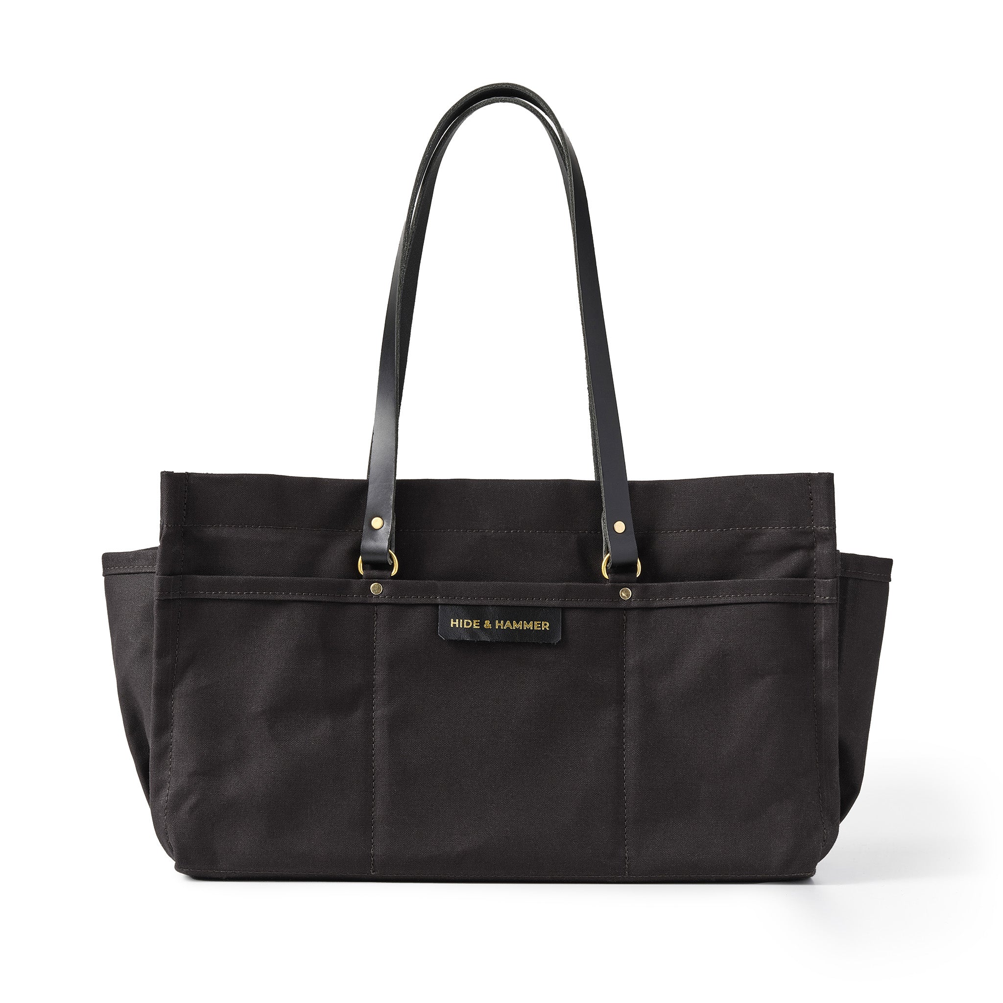 Hide and Hammer Neat tote Black front