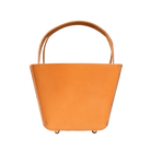 Hide and Hammer leather basket side 